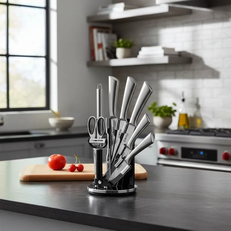 Set De Cuchillos De Cocina 9 Piezas